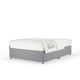 image 1 of Ortho Classic Orthopaedic Silver Plush Velvet Divan Set King Size