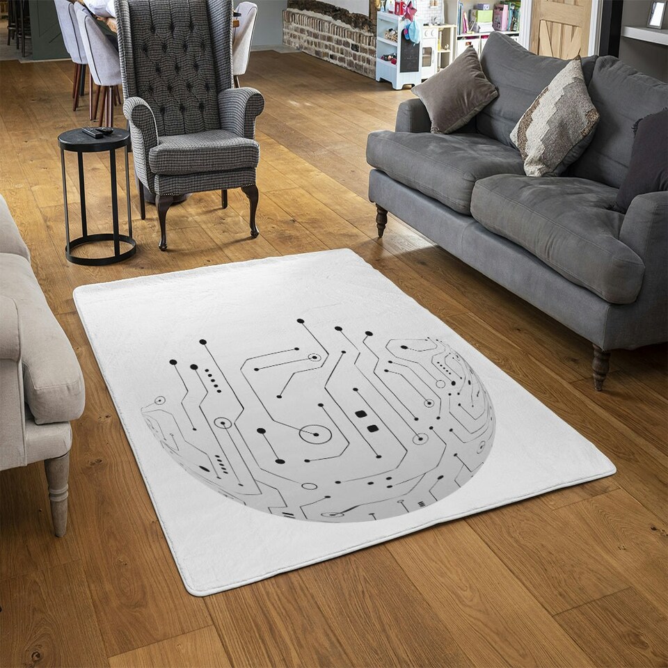 image 1 of Circuit technology (Rug) Multi | Large: 140x200cm
