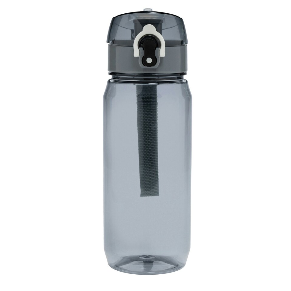 image 1 of XD Collection Yide Lockable RPET 600ml Water Bottle - Black - One Size Black | One Size
