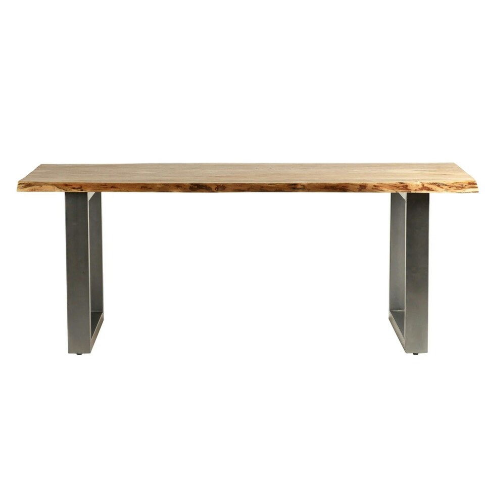 image 1 of Knott Live Edge Large Dining Table Brown