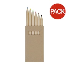 Artemaa Coloured Pencil (Pack of 6) - Natural - One Size