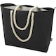 image 3 of Panama Recycled Beach 23L Cooler Tote Bag - Solid Black - One Size