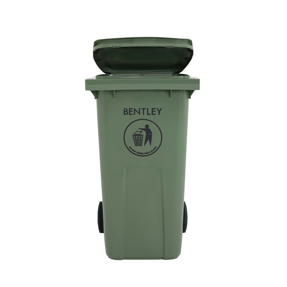 image 1 of Charles Bentley 240 Litre Green Wheelie Bin - Weatherproof and durable