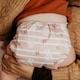 image 4 of Peppa Pig One Size All-In-One Reusable Cloth Nappy - Blush Stripe