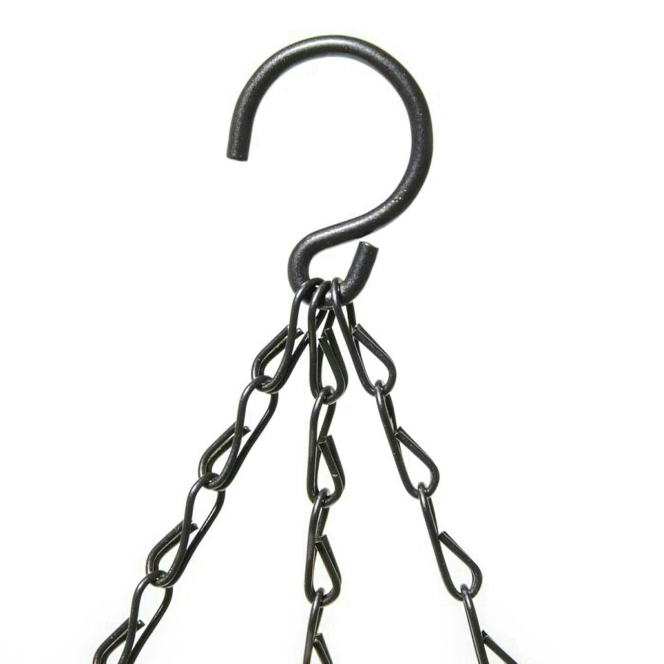 image 1 of Primrose Wire Hanging Basket Plant Pot Planter with Coco Liner 20cm