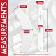 image 5 of SPARES2GO Door Handle for Bosch for Neff for Siemens Washing Machine 10009732 266751 641104 648581 (White)