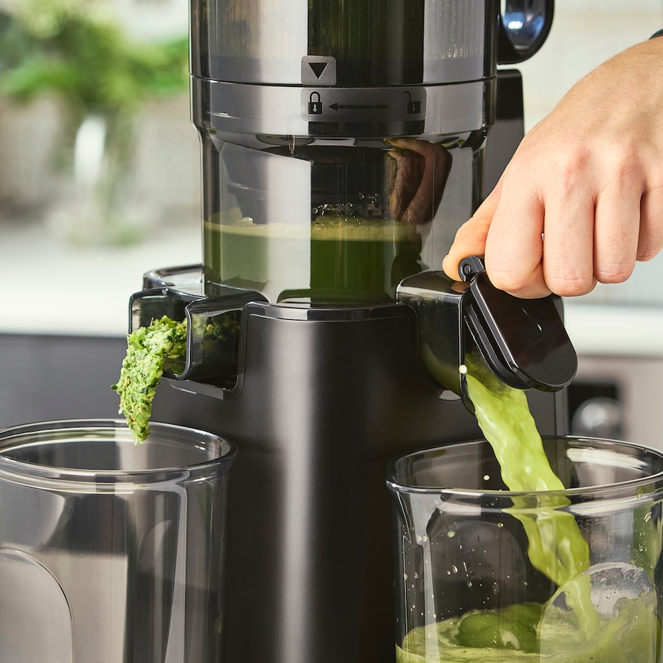 image 1 of Cooks Professional Cold Press Juicer with Wide Chute & 1.8L Hopper for Whole Fruit & Veg