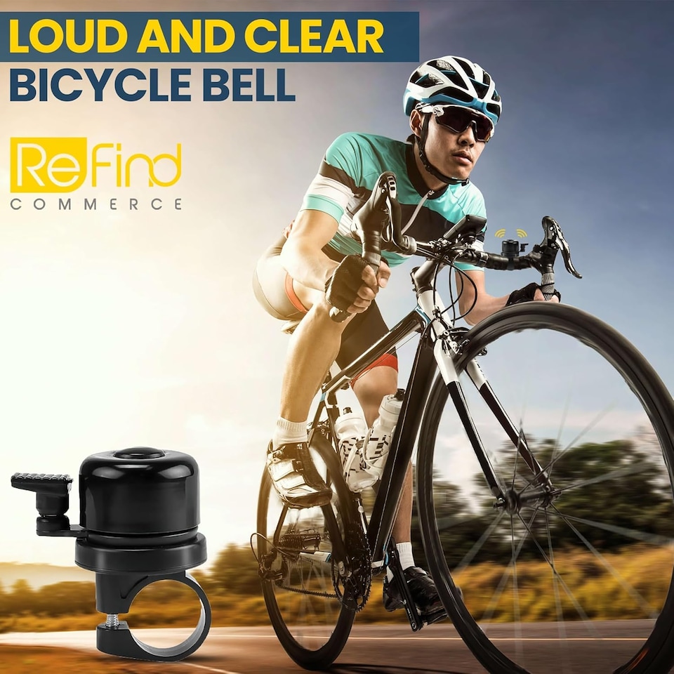 image 1 of Airtag Holder Bike Bell for Apple Tag or P09 Tracker (No P09 Tracker)