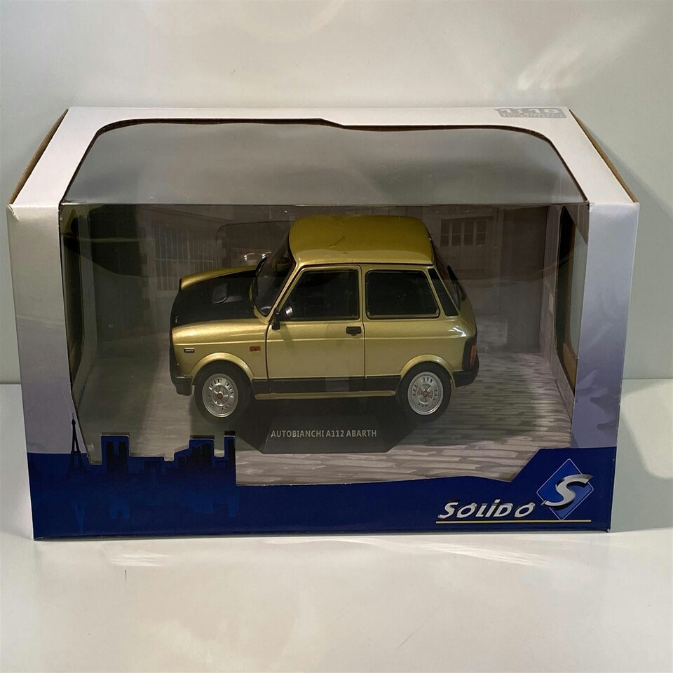 image 1 of Autobianchi A112 Abarth Bronze 1990 1:18 Scale Solido 1803804