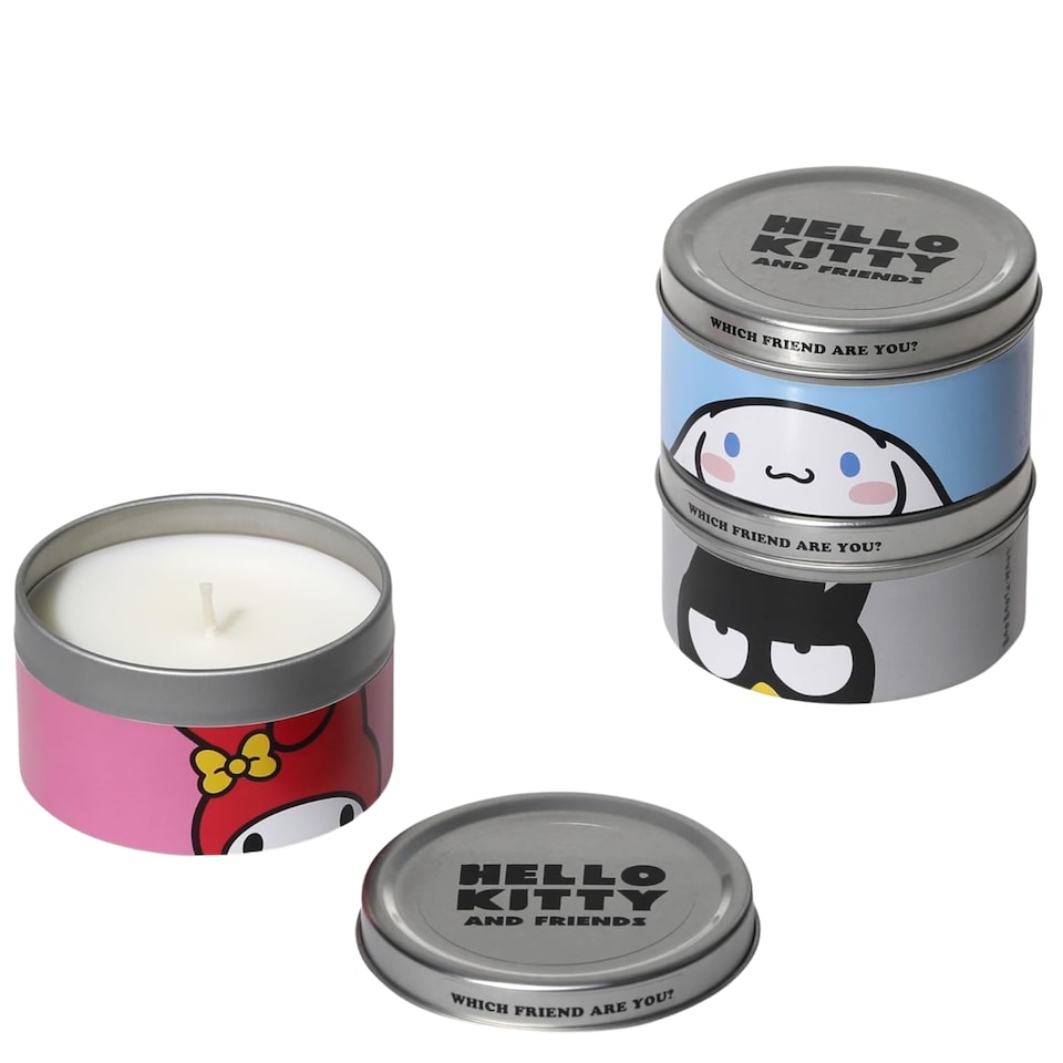image 1 of Hello Kitty & Friends Stackable Candle trio Set