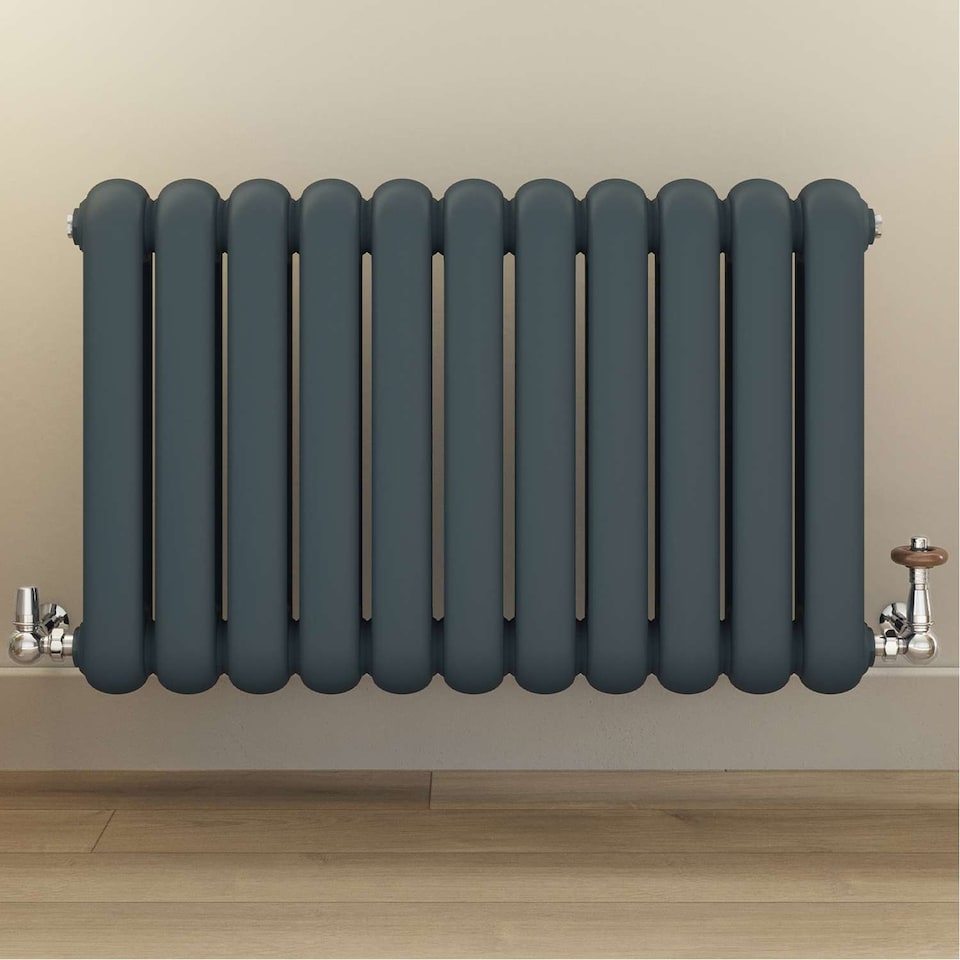 image 1 of Derry Traditional - Chrome Thermostatic Radiator Valve & Installation Kit Corner 15mm