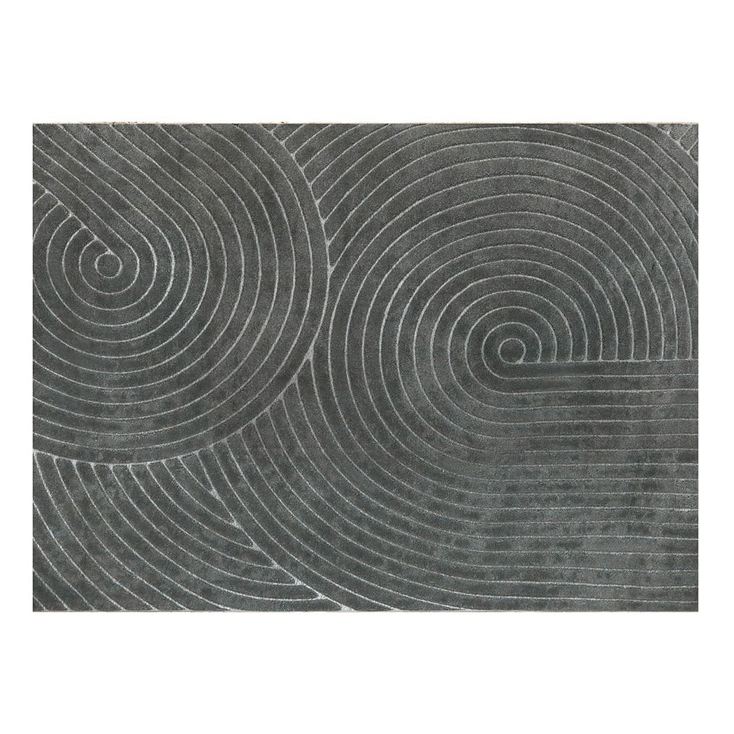 Marlow Extra Large Area Rug 160x230cm Washable Non Slip for Living Room | Grey | Grey