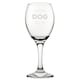 image 1 of Personalised I Work Hard So My Dog Can Have A Better Life Wine Glass