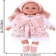 image 8 of Baby Doll Dress-Up Set with Clothes and Hair Accessories – 36cm Soft Body Doll