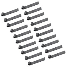 Trailer Truck Tailgate Strap Hinge Self Colour 12.5mm Pin Weld On 150mm 20pc Grey