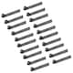image 1 of Trailer Truck Tailgate Strap Hinge Self Colour 12.5mm Pin Weld On 150mm 20pc Grey