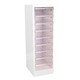 image 1 of 9 Drawer Filing Cabinet with Clear Drawers
