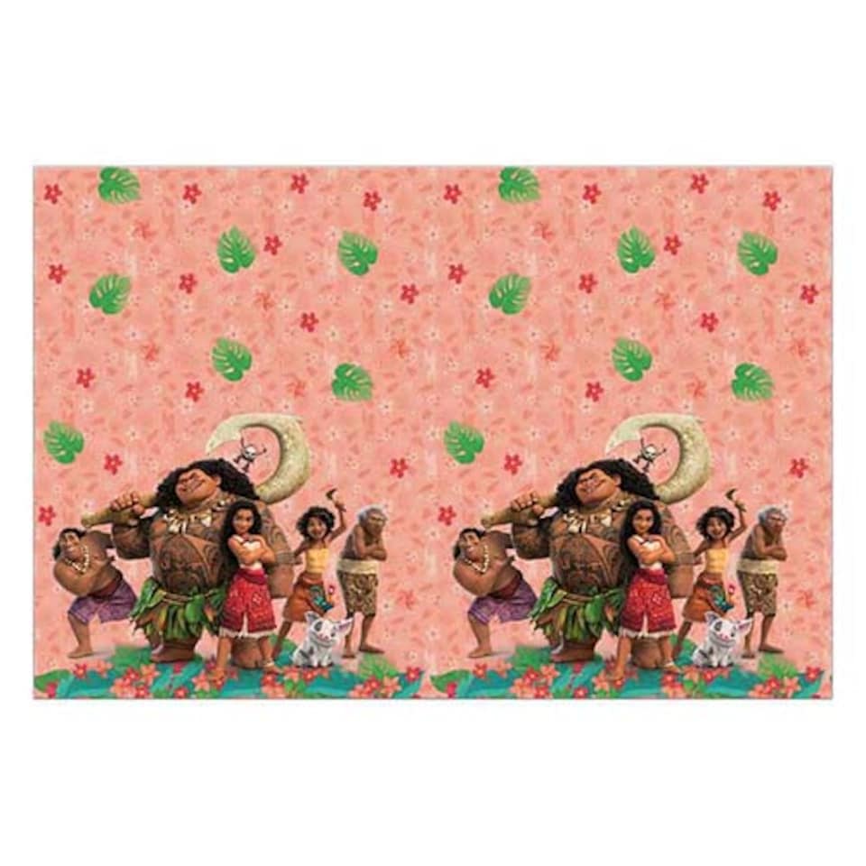 Moana II Sailing Spirit Disney Plastic Tablecover 1.8m x 1.2m