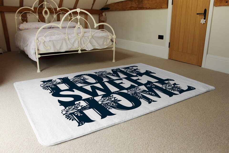 image 1 of Home Sweet Home Type Rug | Multi