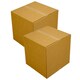 image 2 of 100 x 12 x 9 x 12" (305x229x305mm) Strong Secure Single Wall Cardboard Boxes Ideal For House Moving, Packing & Shipping Items Brown