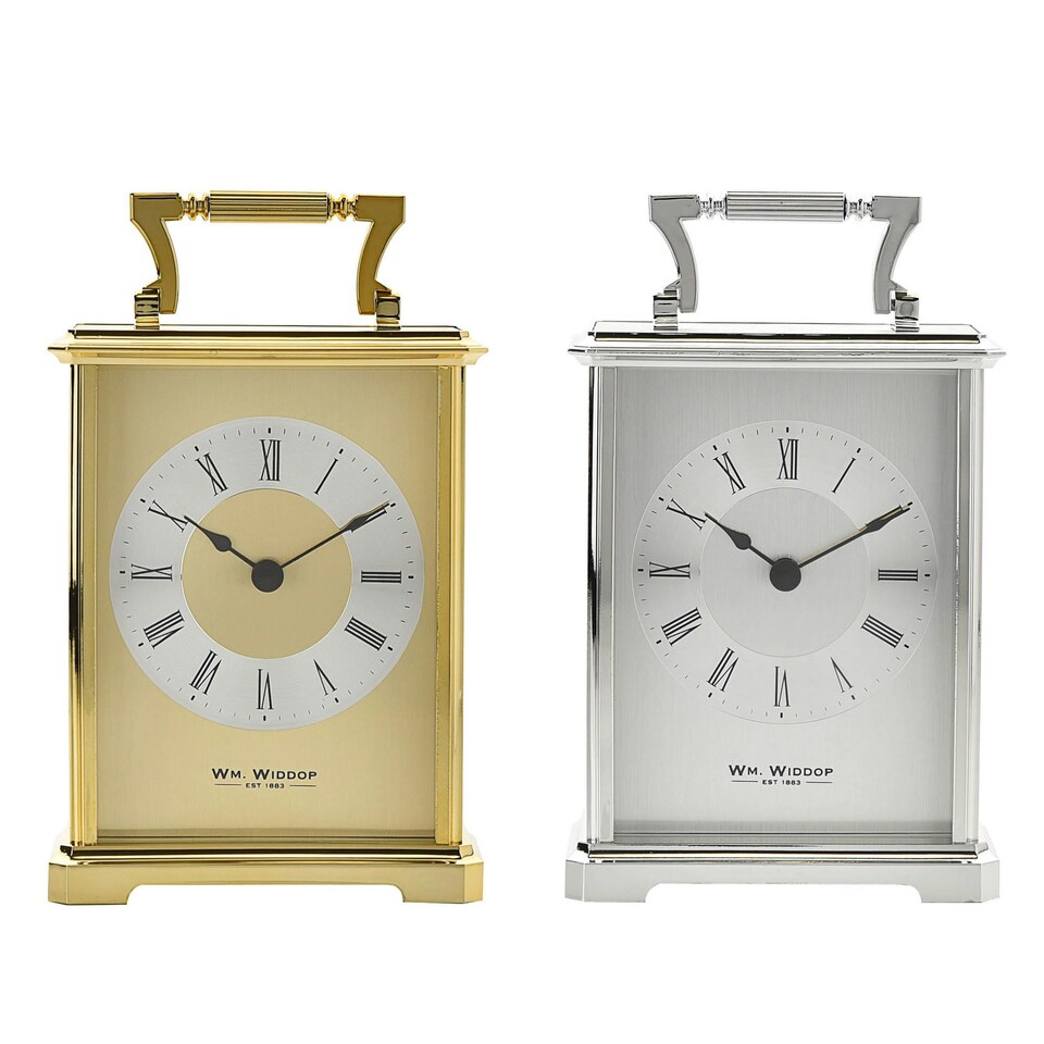 image 1 of Wm.Widdop Carriage Clock - Gilt Gold