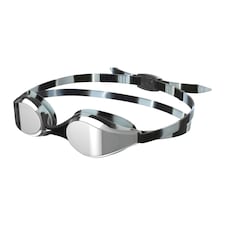 Speedo Childrens/Kids 2024 Hyper Flyer Mirror Swimming Goggles - Silver/Black - One Size