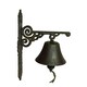 image 2 of Traction Steam Roller Engine Bell Gate Cast Iron Sign Plaque Door Wall House