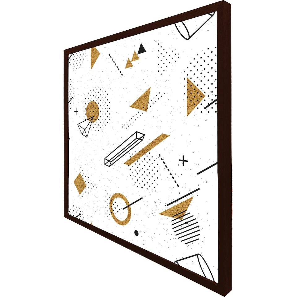 image 1 of Trendy geometric elements (Picture Frame) Grey / L