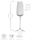 image 3 of Bormioli Rocco Aurum Champagne Flutes - 230ml - Pack of 6
