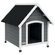 image 1 of PawHut Dog Kennel Outdoor Dog House w/ Removable Floor, for Medium Dogs