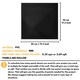 image 2 of NOVECRAFTO Decorative 3D Wall Panels (50cm x 50cm) Chevron Line Design PVC Cladding Panel