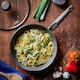 image 2 of VonShef Non-Stick Wok, Aluminium with Marble Finish, Lid & Stay Cool Handle, 28cm