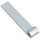 image 5 of HD Strap Tailgate Straight Hinge for 12.5mm Pins 160mm Long Zinc Plated 10pc Silver
