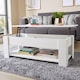 image 8 of Wooden Coffee Table With Lift Up Top Storage Area and Magazine Shelf | White