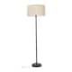 image 1 of ValueLights Modern Standard Floor Lamp With Natural Shade | Cream