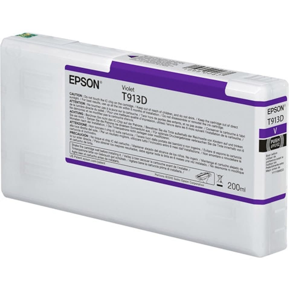Epson T913D Violet Ink Cartridge 200ml N/A
