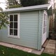 image 3 of 2.7m x 2.7m Premier Apex Log Cabin With Double Doors + Free Floor & Felt (19mm)