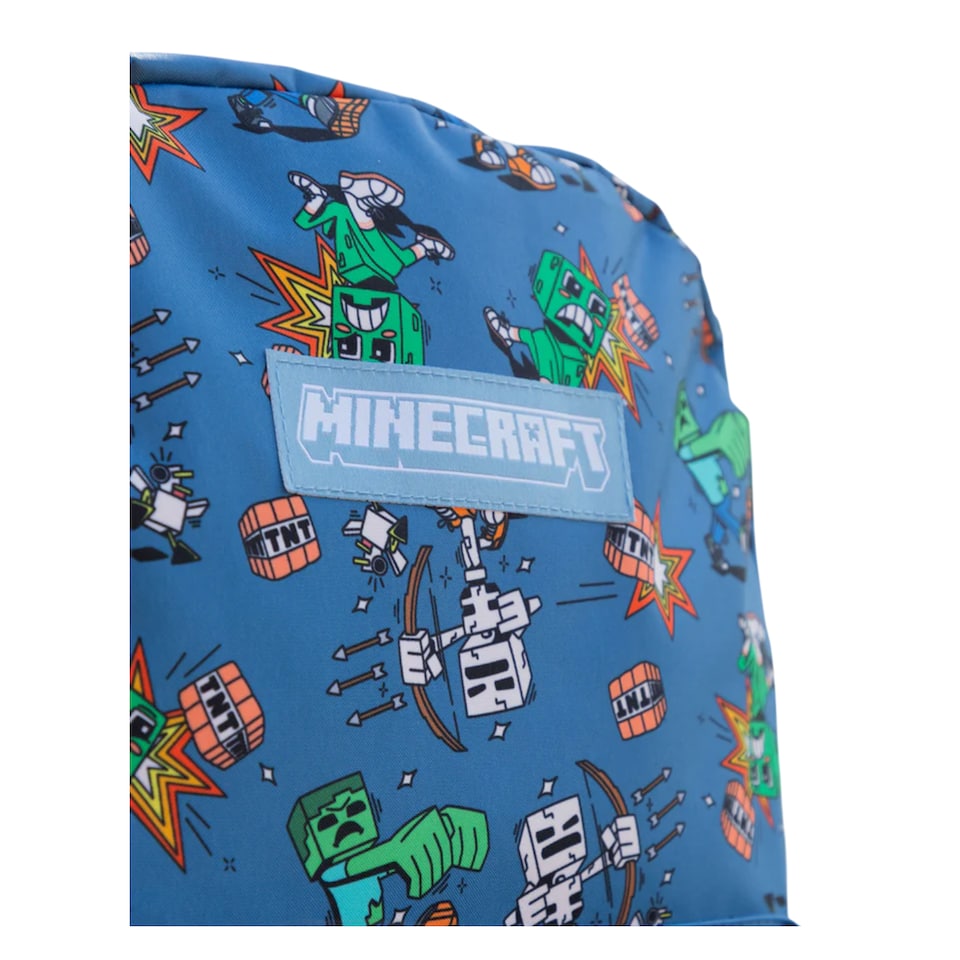 image 1 of Minecraft Childrens/Kids Zombie Backpack | Blue | Blue | One Size | 1