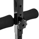 image 7 of Sit-Up Bench Cuttler - 6 positions, padded leg brace, foldable, inc. 2 dumbbells and elastic bands