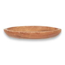Interiors by Premier Versatile Small Leaf Dish In Acacia Wood, Handcrafted Small Dish For Livingroom, Compact Livingroom Dish