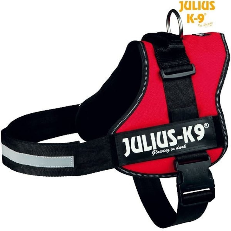 Julius-K9® Dog Powerharness - 3 / 2XL, Red