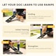 image 7 of PawHut Foldable Dog Ramp for Car, Non-Slip Dog Stairs for SUVs Truck, Black