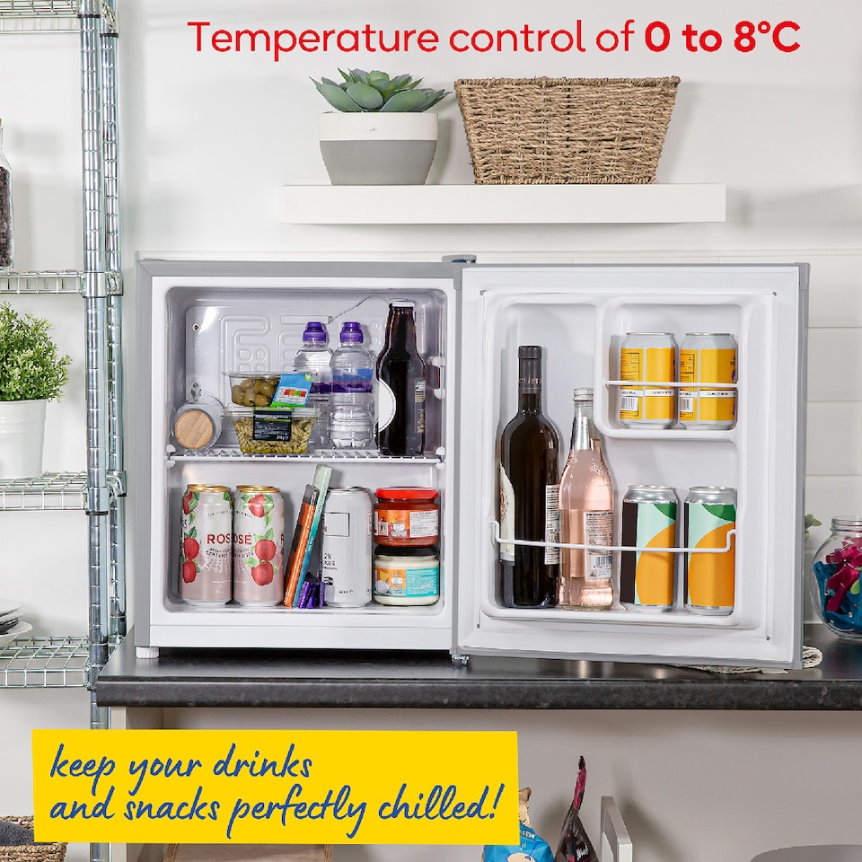 image 1 of Russell Hobbs RHTTLF2E1SS 40L Larder Fridge Stainless Steel