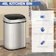 image 3 of HOMCOM Stainless Steel Kitchen Sensor Dustbin Automatic Touchless Rubbish Garbage Waste Bin 48L Silver | Chrome | 1