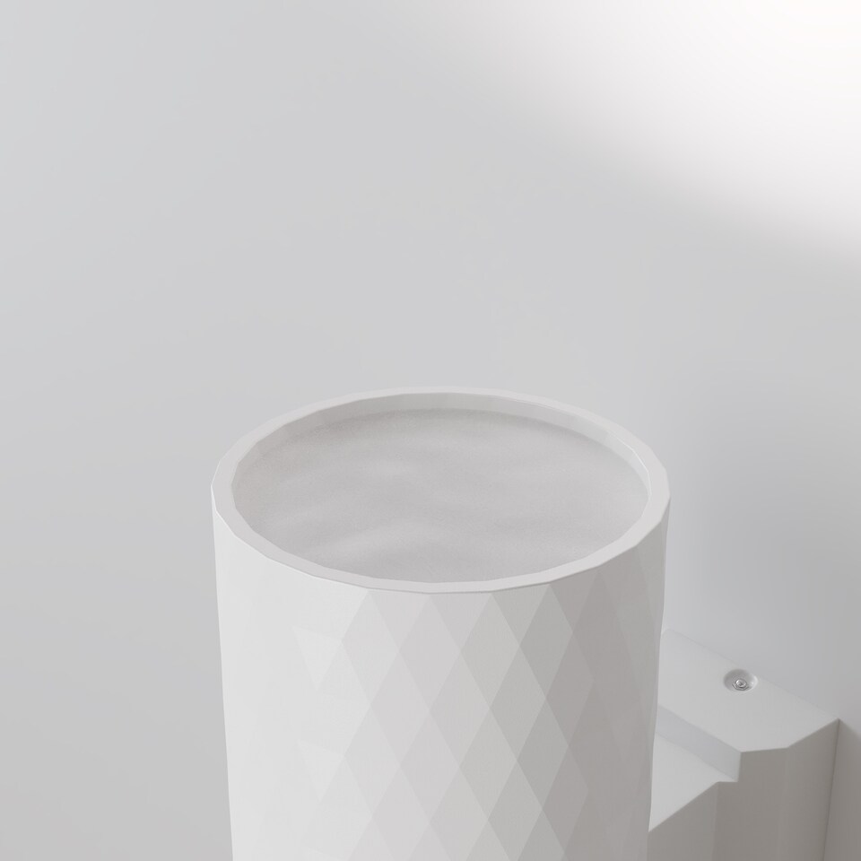 image 1 of Bowery Outdoor Up Down Wall Lamp White IP54 1xGU10