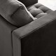 image 3 of Furniturebox Jolene Dark Grey Velvet Armchair