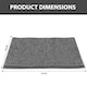 image 2 of Non Slip Bath Mat Water Absorbent Shower Mats Machine Washable Bathroom Rug, Charcoal
