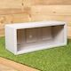 image 6 of 25cm Stone Coloured Plastic Slate Effect Garden Patio Trough