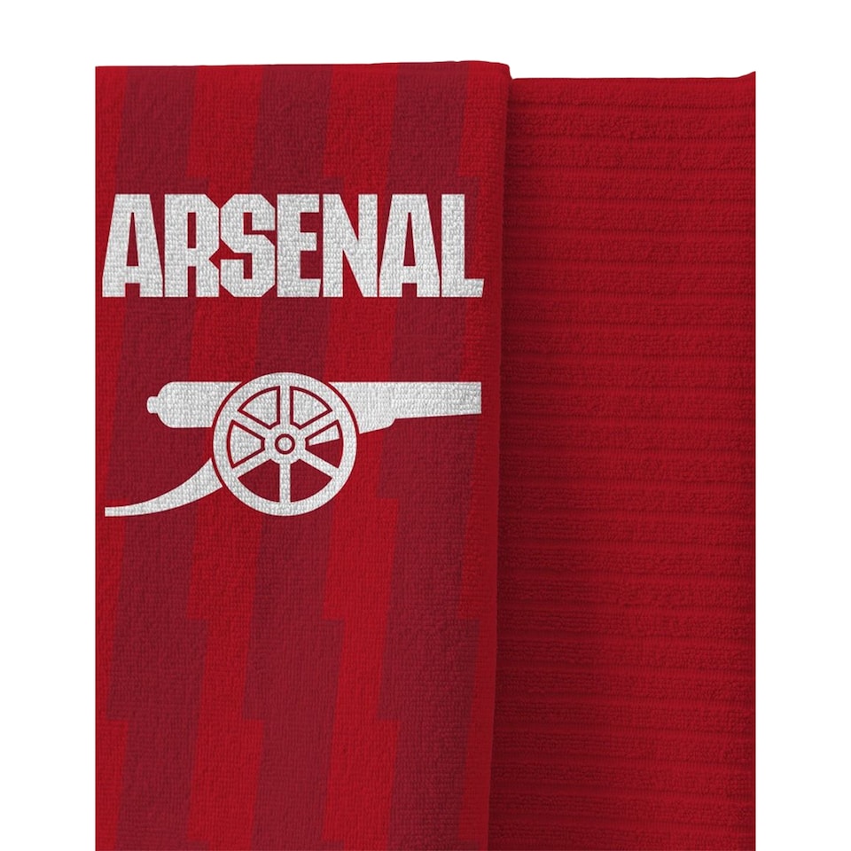 image 1 of Arsenal FC Lightning Beach Towel | Red | Red | One size | 1