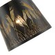 image 3 of Corn Field and Grass Laser Cut Black Pendant Shade with Gold Inner Black